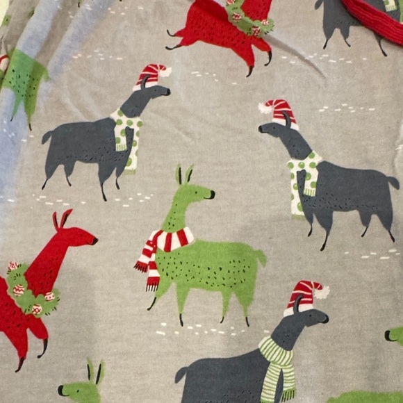 munki munki women’s holiday Christmas Pajama Bottoms with Reindeer Print - Picture 4 of 6